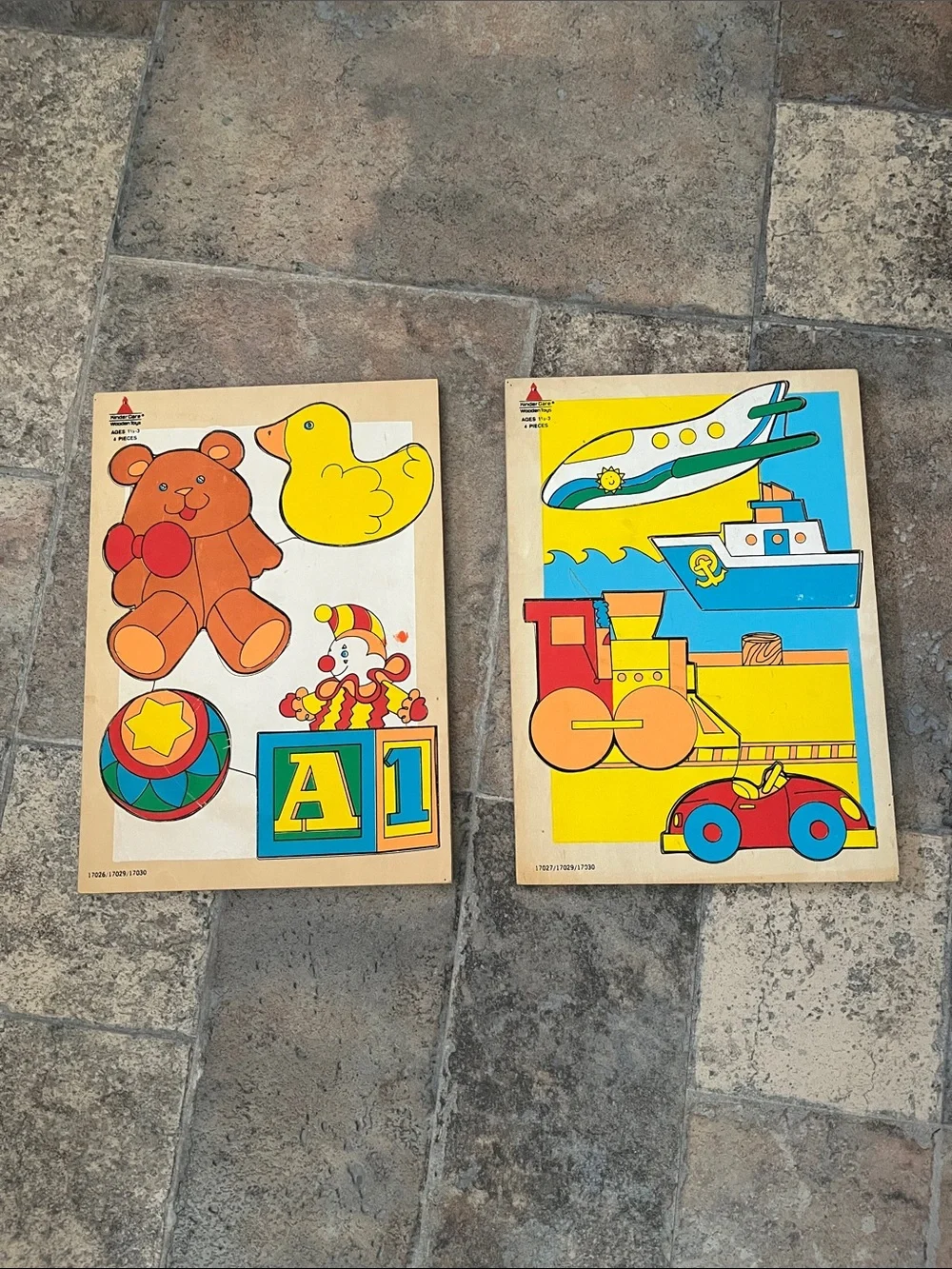 !Vintage! Wooden Puzzels